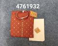 Rayon Gold Print Kurta Pajama Set Age 2-4 Years Boy's Indian Wear #4761932